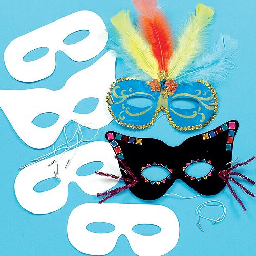 Lot de 12 Masques à personnaliser - Idéal pour ...