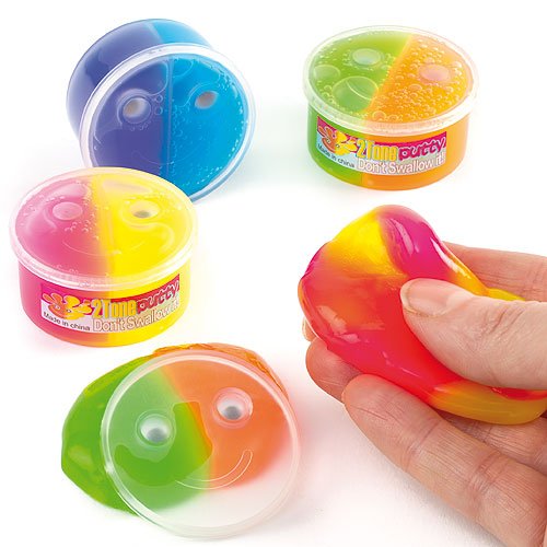 Lot de 6 Boîtes de Pâte Visqueuse Fluo - Idéal ...
