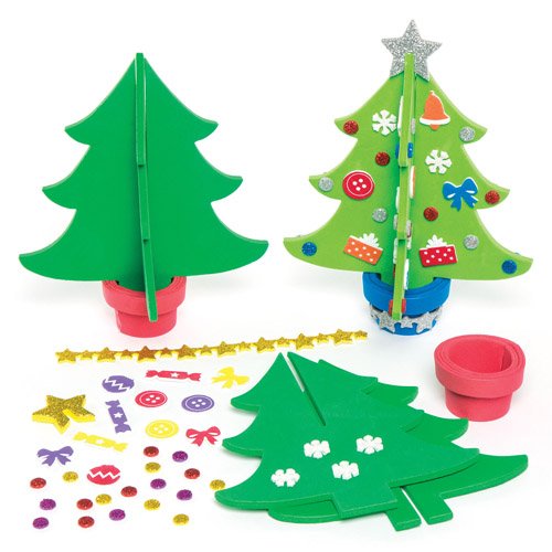 Kits de Sapins de Noël 3D en mousse pour enfant...