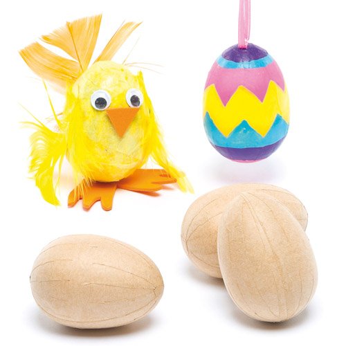Œufs de Pâques que les enfants pourront décorer...