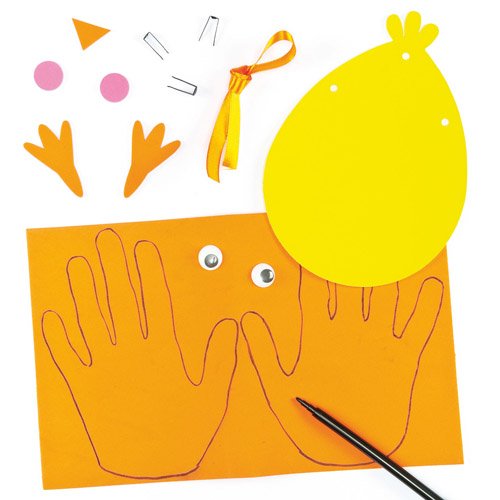 Kits décorations Poussins de Pâques Empreintes ...