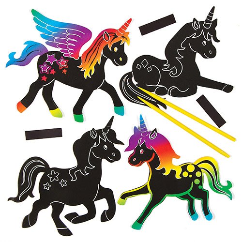 Kits d'Aimants pour Réfrigérateur Licornes et A...