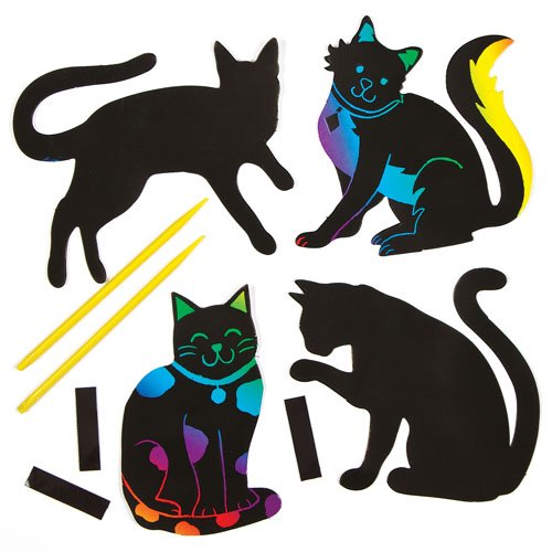 Kits Adorables d'Aimants Chats à Gratter que le...