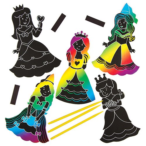 Kits d'Aimants Princesses à Gratter que les Enf...