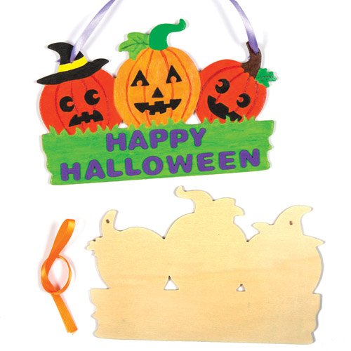 Plaques citrouilles en bois. Faites vous-même v...