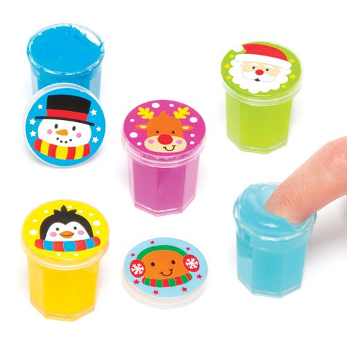 Petits jouets de mastic de Noël à bruit péteur,...