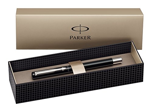 Stylo Rollerball Parker Vector, Noir avec Attri...