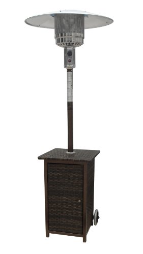 Rattan chauffage de terrasse osier