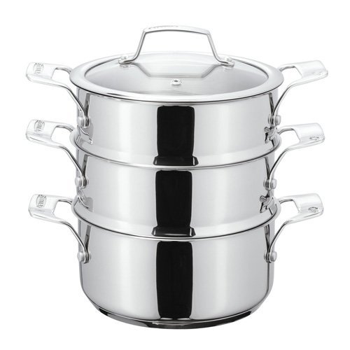 Horwood Fait stm03 20 cm cuiseur vapeur 3 étages argent 5051896014263 (5051896014263)
