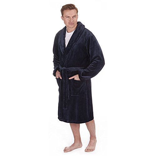 - robe de chambre - homme -  bleu - xxxxx-large