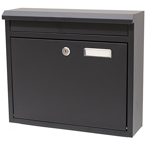 Hardcastle Boîte aux lettres d'extérieur à fixation murale noir code EAN 5051990993914 