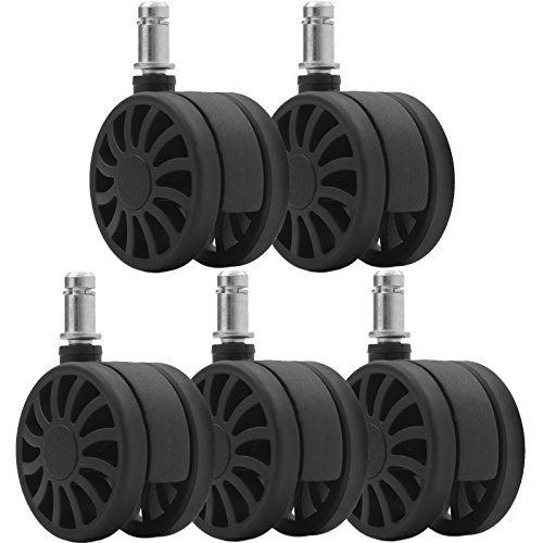 Lot de 5 roulettes pivotantes de remplacement -...