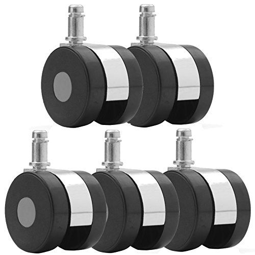 Lot de 5 roulettes pivotantes de remplacement -...