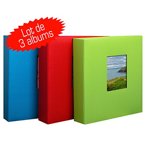 Lot de 3 Albums photos à pochettes Festival 200...