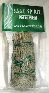 Sage & Sweetgrass barre smudge stick 17.5cm