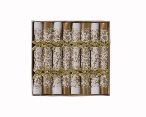 Party Porcelain Parti Crackers Soucoupe en porcelaine Lot de 8, Or code EAN 5052714017169 