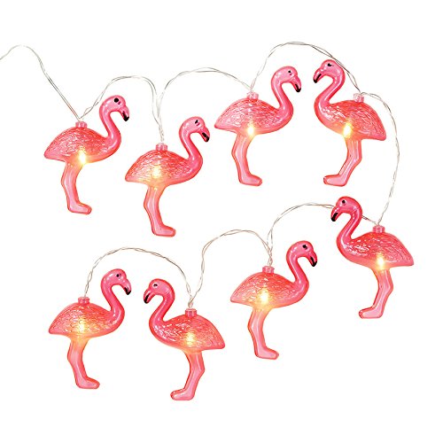 Mix-lights-flamingo flourescent floral set de 8...