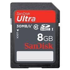 Ultra carte mémoire sdhc 8 go - carte sd sandis...