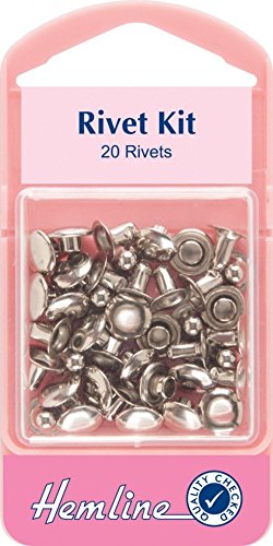 Kit jean rivet nickel/argent 7 mm