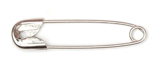 Épingles à nourrice en acier argenté 23 mm (172...