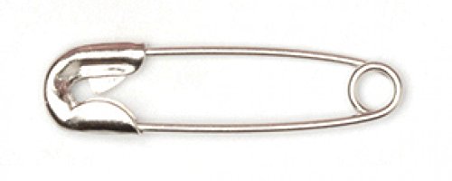 Épingles à nourrice en acier argenté courroie (...