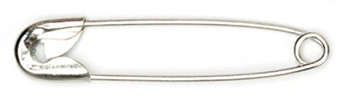 Épingles à nourrice en acier argenté courroie 8...