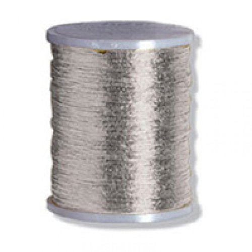 De fil à broder (métal 36 m argent