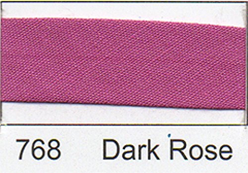 Polycoton biais 12 mm-Rose Foncé (2,5 m)