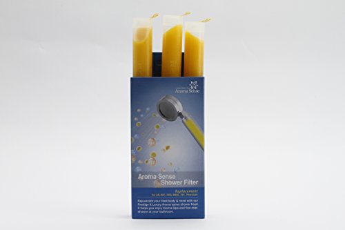 Aroma Sense® ASS Recharge Filtre, citron et vitamine C Filtre pour Aroma Sense Tête de douche (pour as-prestige, as-501, as-9000 et as-701) 5053368394675 (5053368394675)