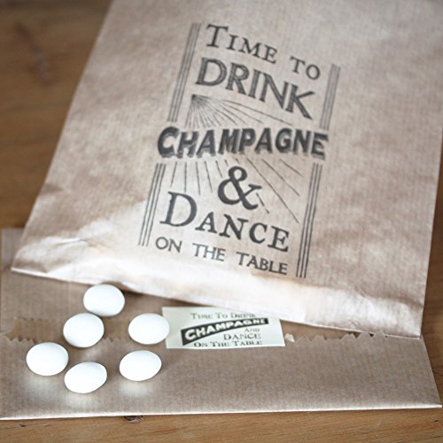 East of India Lot de 40 pochettes kraft avec in...