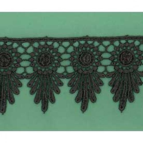 Noir - 50 mm de large-Guipure en dentelle vendu...