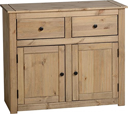 Panama Buffet 2 portes 2 tiroirs en cire naturelle 5053655439874 DPP British