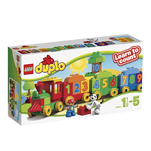 LEGO Duplo briques-mes 1eres briques - 10558 - jeu de construction - le train des chiffres code EAN 5053750967401 