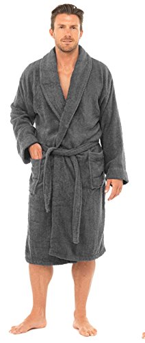 Hommes Luxe 100% éponge coton Peignoir Robe De ...