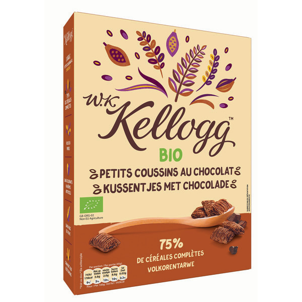 w-k-kellogg-bio Céréales petits coussins au chocolat 5053827187954 (5053827187954)
