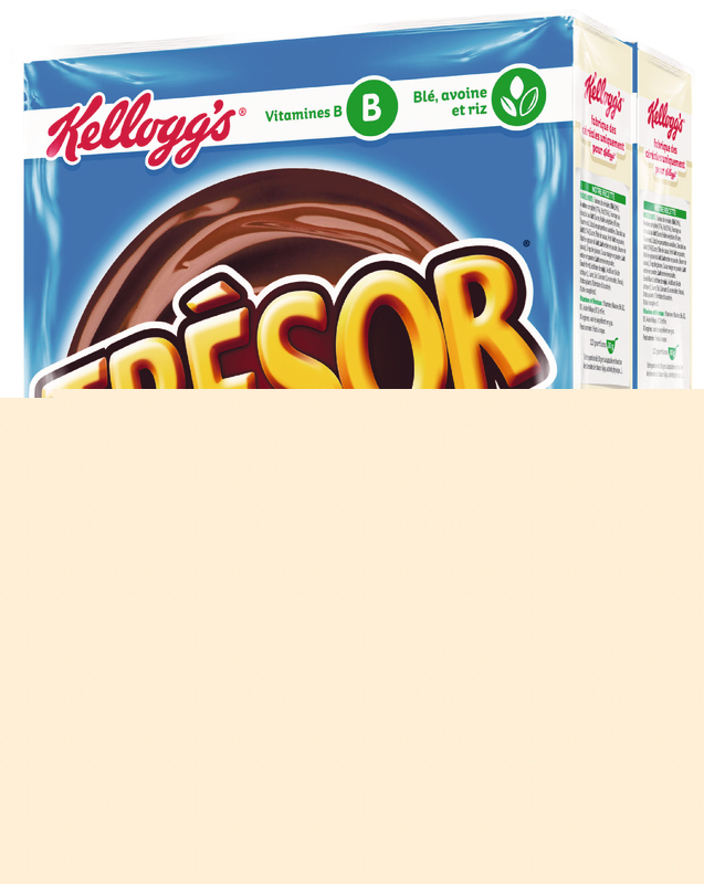 CÉRÉALES TRÉSOR CHOCOLAT AU LAIT Kellogg's