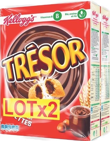  CÉRÉALES TRÉSOR "KELLOGG'S" * code EAN 5053827191838 