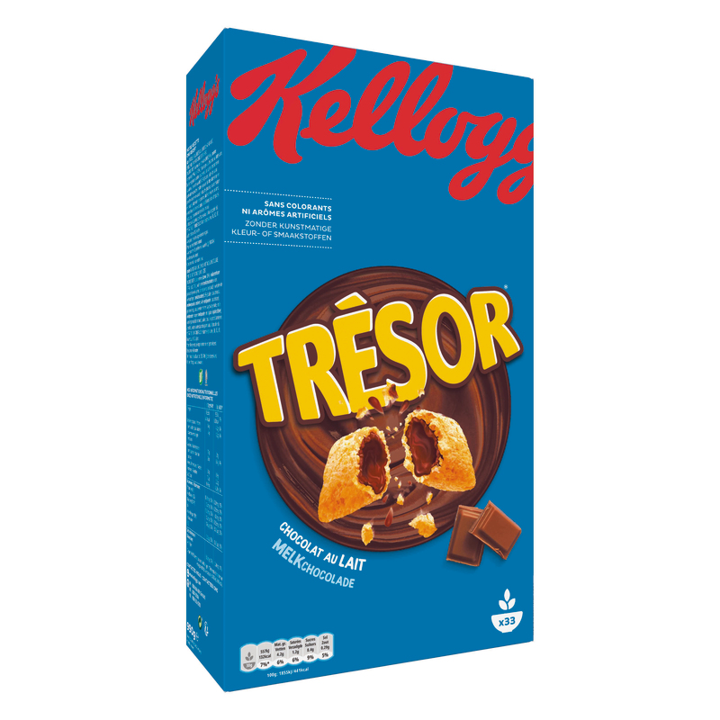 CÉRÉALES TRÉSOR CHOCOLAT AU LAIT Kellogg's
