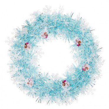 Frozen christmas wreath