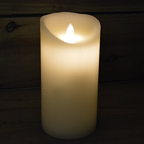 À Piles Vrai Bougie En Cire avec Dansant Flamme...