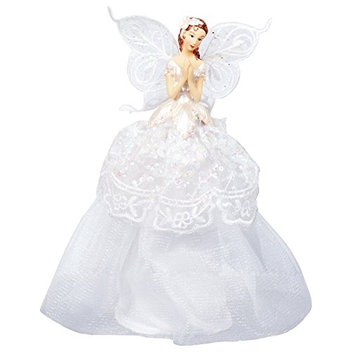 Sapin de Noël en forme d'ange blanc 230 mm