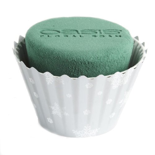 FloristryWarehouse Oasis Cupcakes de Noël Argen...
