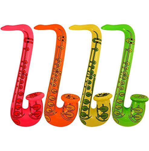 The Dragons Den Saxophone gonflable 75 cm (couleur?: multicolore) par les Dragons Den code EAN 5053959727516 