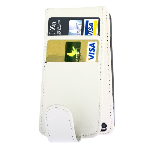 Brillant exécutif Apple iPhone 4 4S Blanc flip ...