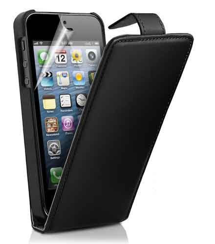 Outstanding Value Apple iPhone 5C noir flip PU ...