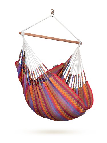 LA SIESTA - Fauteuil suspendu Carolina Rouge