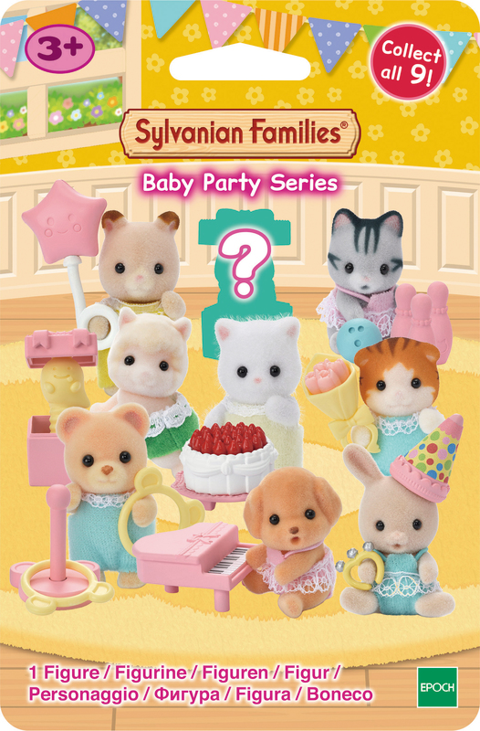 DISPLAY SURPRISE SYLVANIAN BEBE FETE Sylvanian