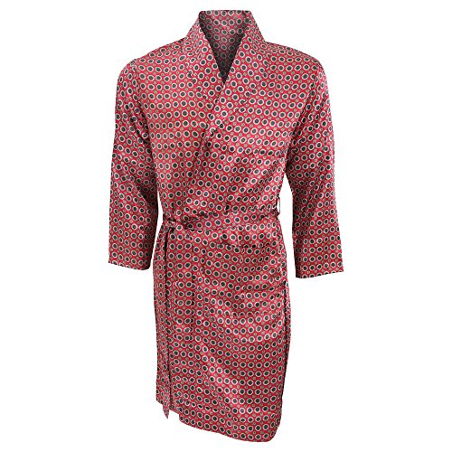 Textiles Universels Robe de chambre légère traditionnelle - Homme (XL - Poitrine 112cm) (Rouge) code EAN 5054171800308 