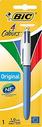 Bic 4 Colours Medium Blister de Stylo-Bille