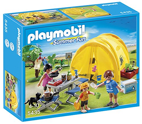 - 5435 - figurine - famille et tente de camping